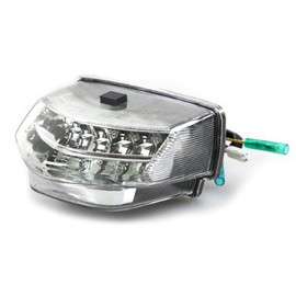 Integrated Sequential LED Tail Lights Clear Lens fits Honda CBR-600RR 2007-2012