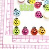 HXJFGDM 100pcs Mini Resin Animals - Luminous Tiny Resin Ladybug