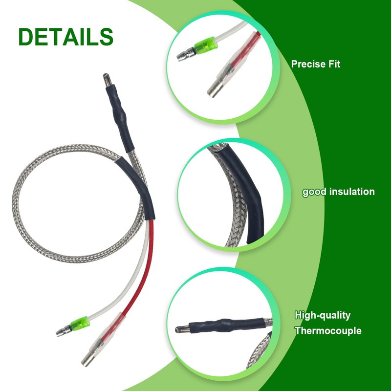 WUVYFWN 812-4470 Thermocouple Replacement Compatible with Quadrafire Castile,Contour,Mt Vernon OE,Santa