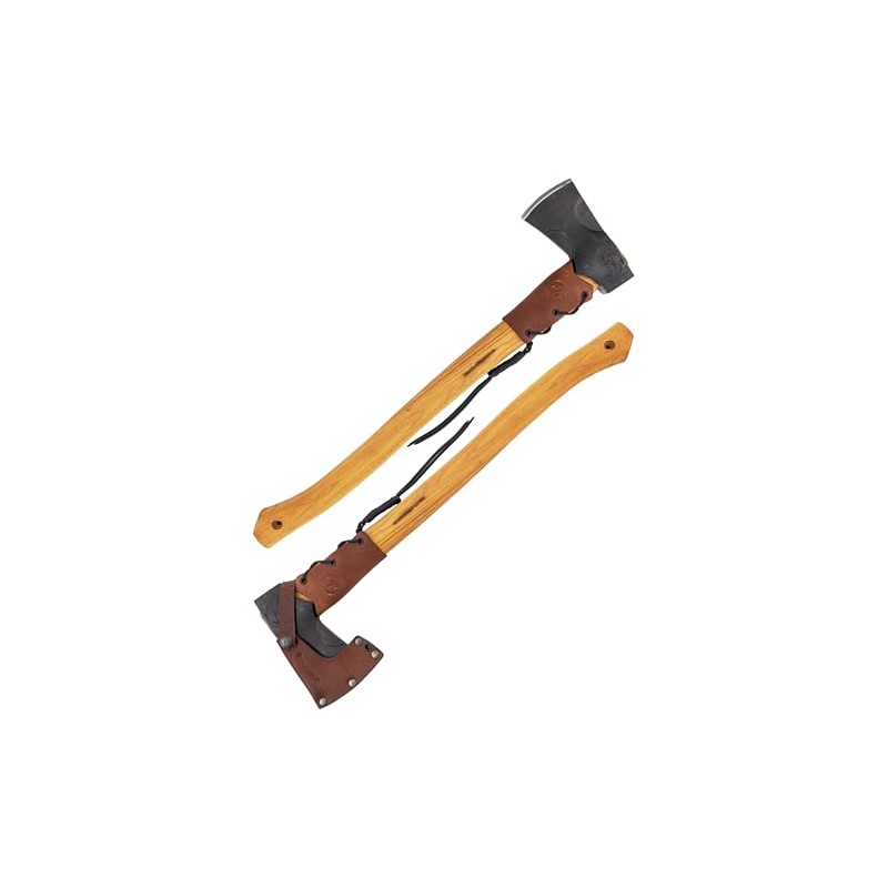 Condor Tool & Knife Cloudburst Hatchet Axe with Handcrafted Leather