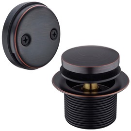 BESTILL Tip-Toe Bathtub Drain Bath Tub Trim Set Conversion Kit, Two Hole Style, Oil Rubbed Bronze