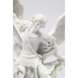 Vittoria Collection 11 Inch Tall Saint St Michael Archangel Italian Statue Sculpture Figurine Guardian Angel Protector Protection Made in Italy Indoor Outdoor