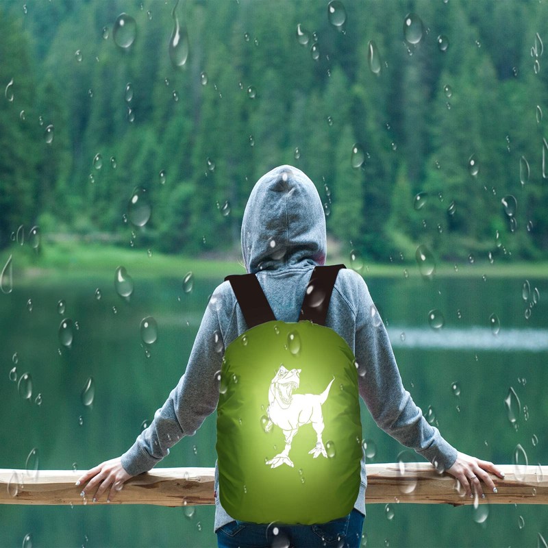 Rain Cover for School Bag Backpack Rain Cover with Safety