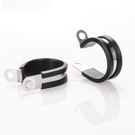 Grizzly Supply 3/4" Rubber Lined Steel Clamp 100/bag