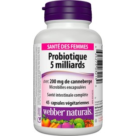 Webber Naturals Women's Multi Probiotic with Cranberry, 45 capsules