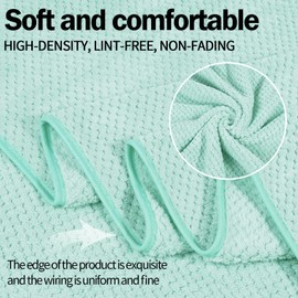 Breteil Toallas Baño 2 Packs Ultra Suaves Juego De Toallas de Playa Absorbentes Gran Tamaño, Toalla de Microfibra Secado Rápido para Baño, Hotel, Hogar, Piscina, Gimnasio, Yoga