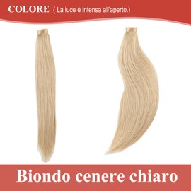 JJstar Ponytail Hair Extension, Ponytail Extension, 70 cm, Long, Straight, Clip in Ponytail, Synthetic Hair Extensions for Women and Girls