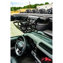Mountains2Metal Overhead Squatch Basket Overlanding and Camping Gear Fits Ford Bronco 2021+