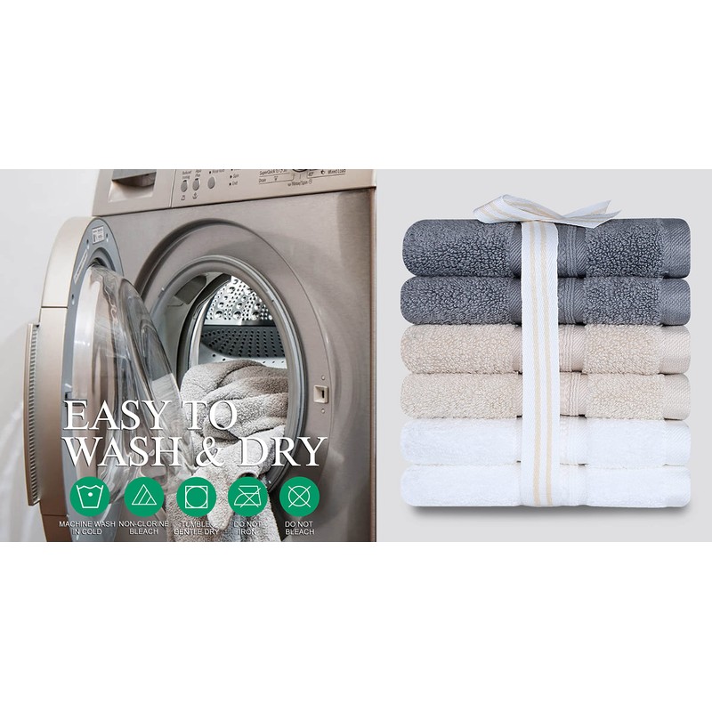 QCS Towels - Face Cloths - 33 x 33 cm