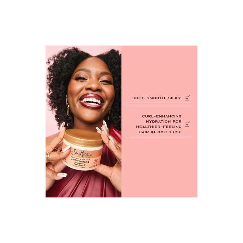 SheaMoisture Coconut & Hibiscus Curl Enhancing Smoothie, 12 Ounce