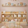 Lkeiyay Kids Bookshelf,Wooden Storage Shelf Organizer,Bookshelf for Kids Bedroom,Bookcase with