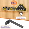 SKYSEN 6 Pack 12" Floating Shelf Bracket, Shelves Brackets, Wood