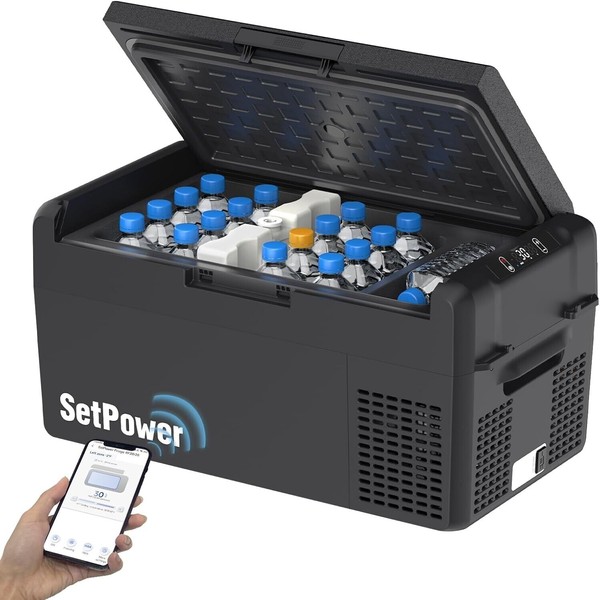 Setpower 12V Refrigerator RF20 Portable Freezer 50H Keep Cool Electric