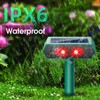 2025 Solar Nocturnal Animal Repeller Deer Repellent Outdoor with Red