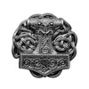 YOQUCOL Vintage Viking Style Belt Buckle Celtic Knot Cross Belts