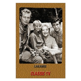 4"x6" MAGNET PRINT -"LARAMIE" TV Western Heroes"  Robert Fuller-John Smith  Cast