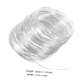 Operitacx Silver Aluminum for Jewelry Making Bendable Metal Wire for Sculpting Floral Arrangements DIY Projects and Art Creations