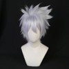 SUNXXCOS NARUTO Cosplay Wig, Heat Resistant, Wig, Costume Accessory (Kakakashi)
