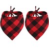 2 Pcs Dog Bandana Christmas Pet Triangle Scarf Accessories Bibs