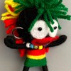 Voodoo String Doll Keychain, Design T02