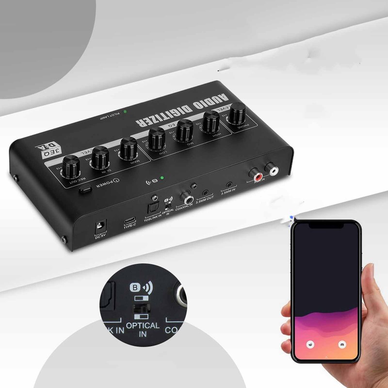 Digital to Analog Audio Converter Bluetooth Optical Coaxial to RCA