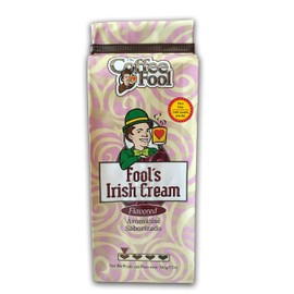 The Coffee Fool Very Fine Grind Coffee, Fool's Irish Cream, 12 Ounce