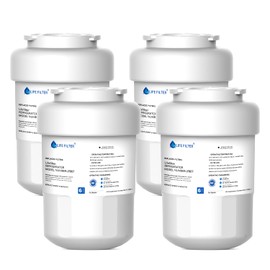 Lifefilter Replacement for MWF Refrigerator Water Filters, MWFP, HDX FMG-1, MWFA, GWF, GSE25GSHECSS, WFC1201, RWF1060, 197D6321P006, 9991, PC75009, 4 Pack