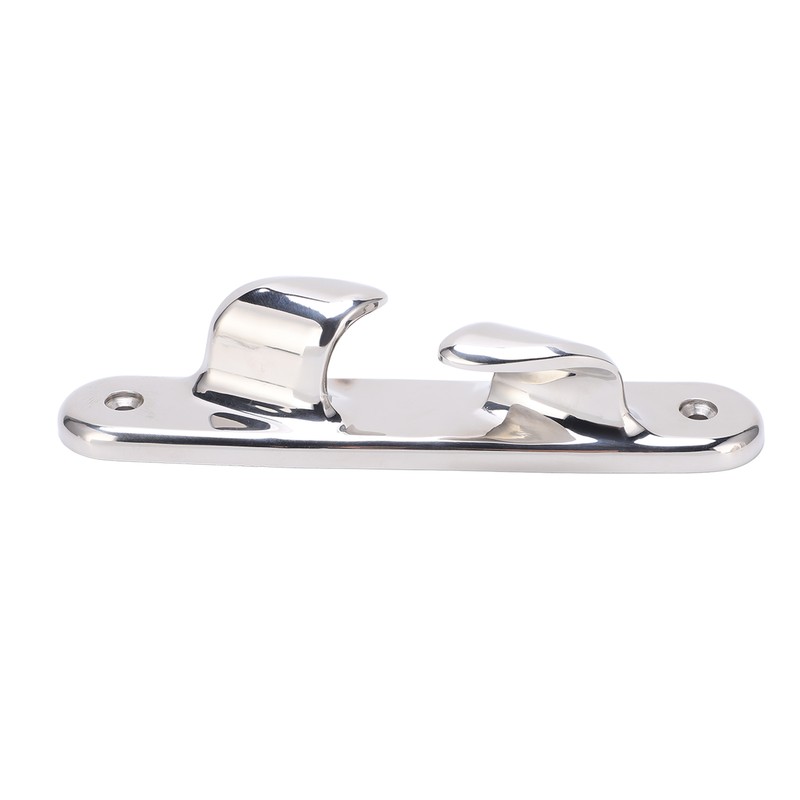 10in Bow Cleat 316 Stainless Steel Polished Mirror Finish Anchoring