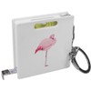 Azeeda 'Sleeping Flamingo' Keyring Tape Measure/Spirit Level Tool (KM00014443)