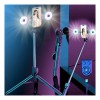 1.8m Tripie Palo Selfies Stick Bluetooth Control Remoto 2led