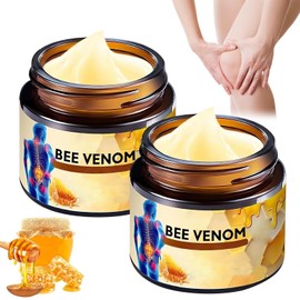 2Pcs Bee Venom Joint Cream,Bee Venom Advanced Joint and Bone Cream,Advanced Professional New Bee Venom Professional Gel, for Back, Neck, Hands, Knee