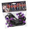 BongoTies PURPLE & BLACK "UBE" Bongo Ties - 10 Pack