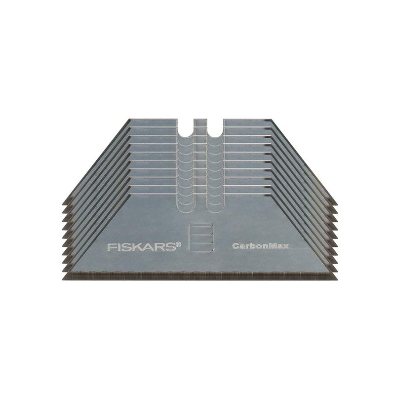 Fiskars 771020-1001 Pro Utility Knife Replacement Blades, 10 Pack, Silver