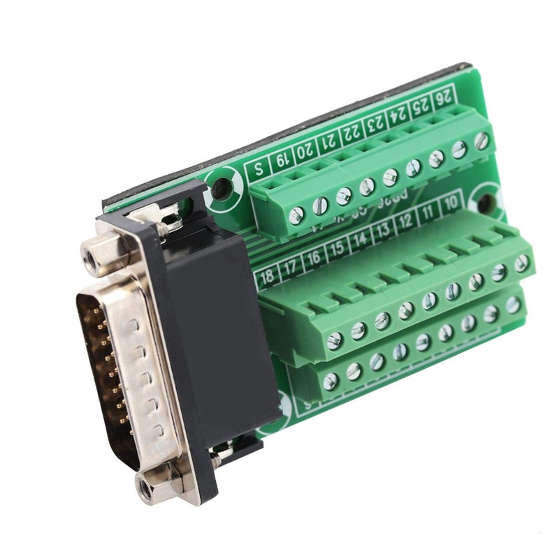 DB26-G2-01 Board Connector, DB26 DB26-G2-01 Male Adapter to PCB Terminal