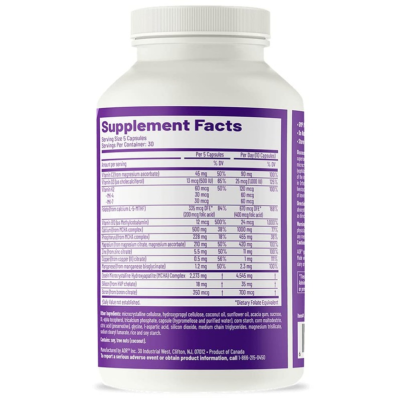 AOR - Ortho Bone 300s Capsules - With MCHA Complex,