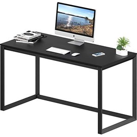 SHW 48" Triangle-Leg Home Office Computer Desk, Black