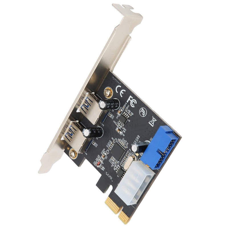 PCIE to USB3.0 Expansion Card 2 Ports High Speed Stable