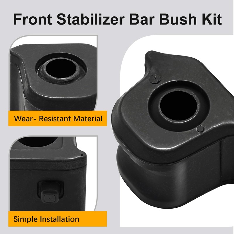 JUUDDENPARTS 2 Pcs 4881547020 Front Stabilizer Bar Bush Kit, Replacement
