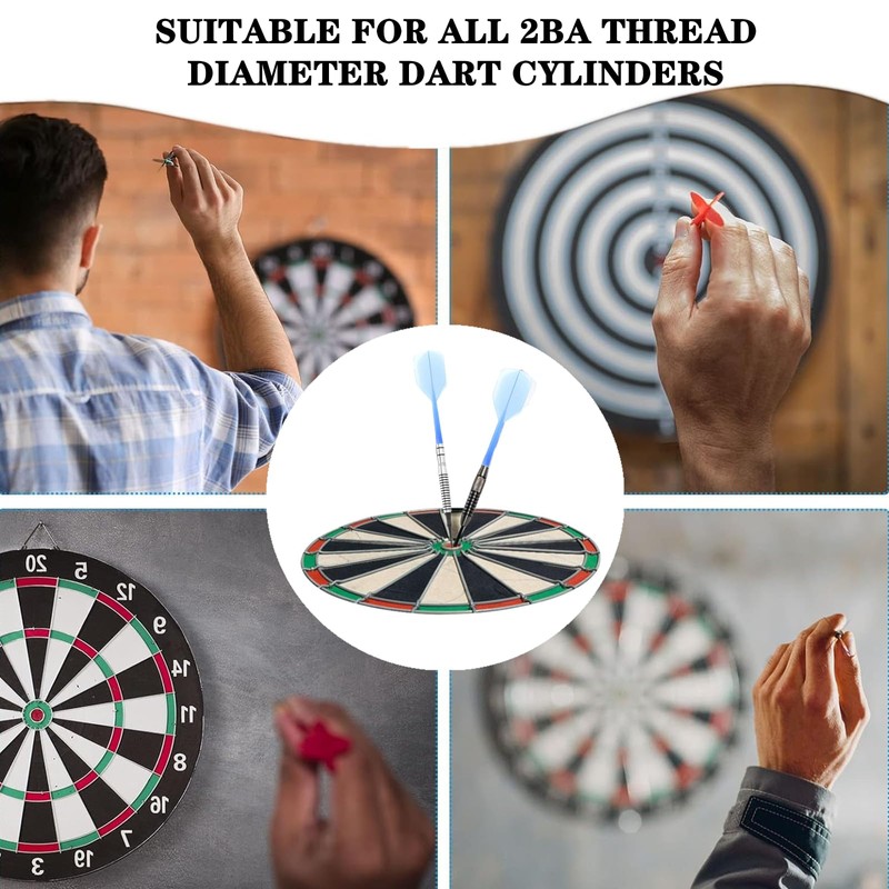 Yidootwo 8 PCS Dart Shaft Professional Winged Dart Shaft K