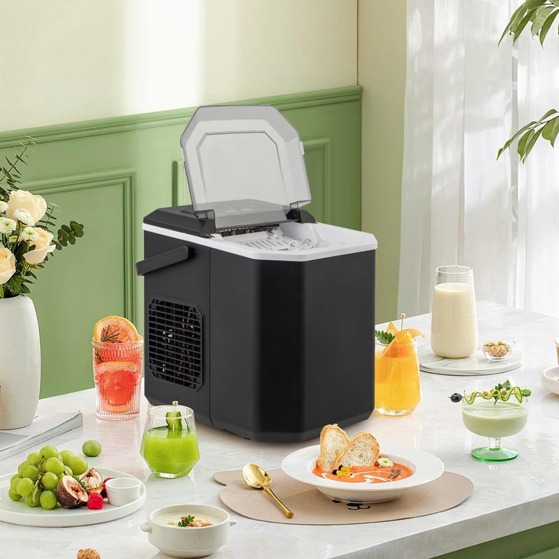 ARLIME Countertop Ice Maker, Portable Ice Making Machine 6-13 Mins