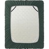 Hearth & Harbor Green Fitted Sheet Queen Size, Extra Deep