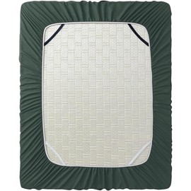 Hearth & Harbor Green Fitted Sheet Queen Size, Extra Deep Pocket Queen Fitted Sheet Only, 1800 Microfiber Fitted Bed Sheet, Ultra Soft Fitted Queen Sheet Fits up to 24 '' Mattress