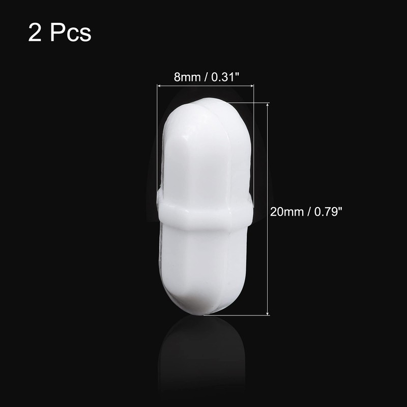 MECCANIXITY Magnetic Stirrer Mixer Stir Bar Rod 20mm(0.79") with Ring