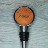 Vintage Aged to Perfection Bottle Stopper, Engraved Leather Funny Birthday