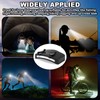 Hortsun 10 Pcs Hat Light Clip COB Cap Lights Clip