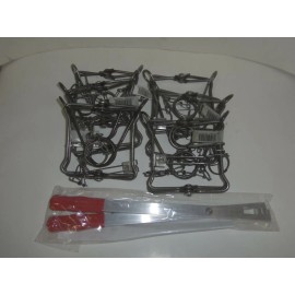 Duke / Funke Trap Tags & Supplies Trapping Package: 6 Duke 110 Body Grip Traps & Model 3 Body Grip Setter Nuisance