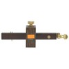8 Inch Ebony Marking Gauge,Dual Pin Depth Gauge Scribing Tool