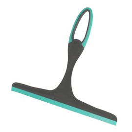 JVL 20-043GY Hand Held Wiper Blade Window Squeegee, Grey/Turquoise