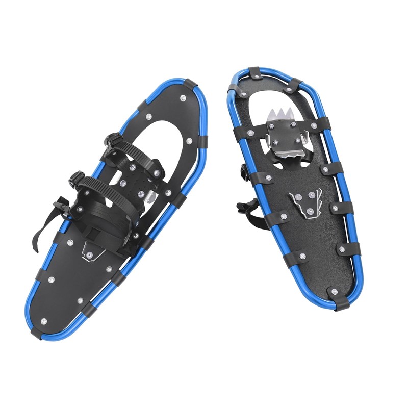 Snowshoes, Durable All Terrain Snowshoeing Kits Adjustable Binding, Lightweight Aluminum