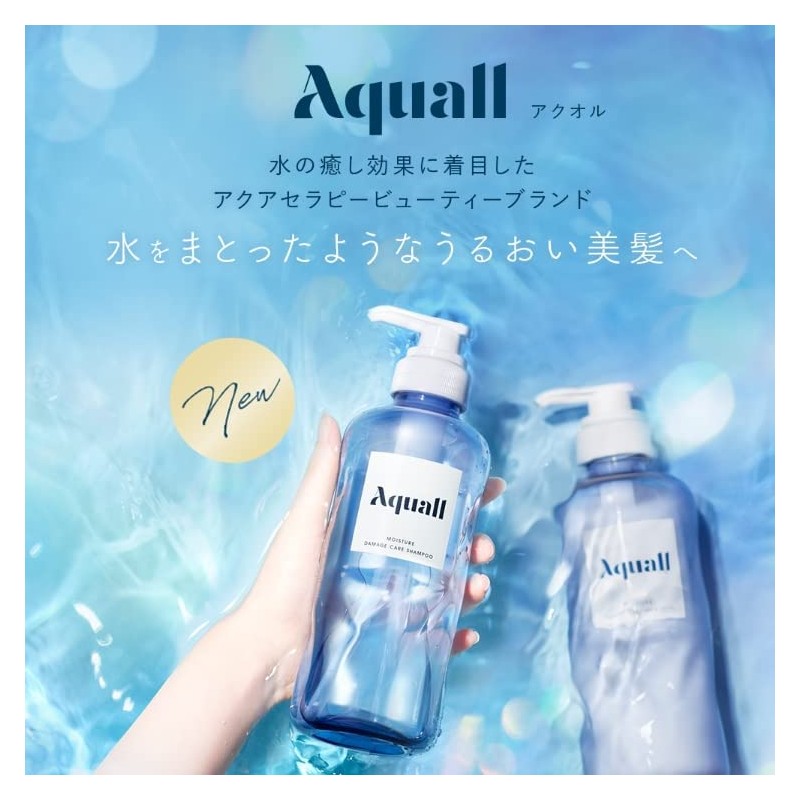 Aquall Shampoo Refill [Moisture Damage Care] Shampoo Refill, 13.5 fl